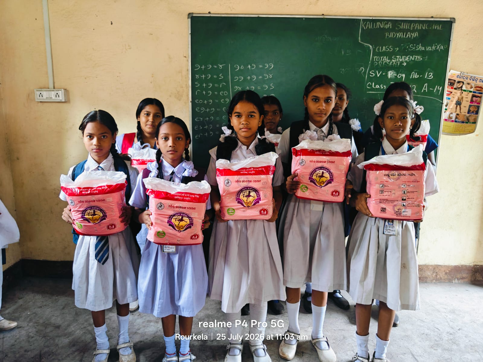 Sanitary Pad Distribution 
